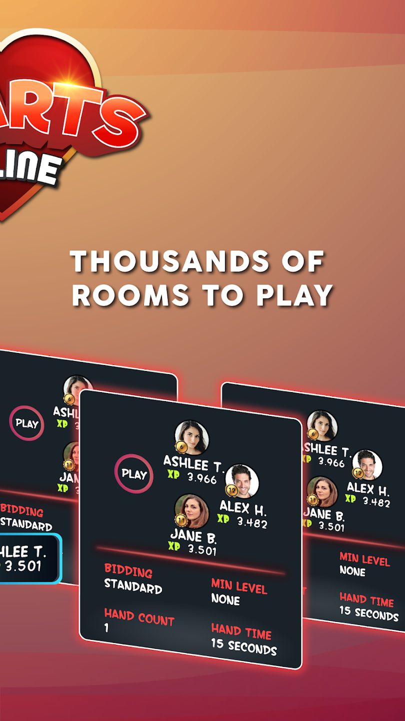 Hearts - Online Hearts Game Hearts - Online Hearts Game